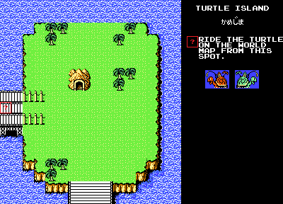 Thumbnail for a map of Turtle Island for the NES game Super Chinese 3.