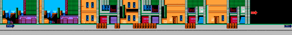 Thumbnail for a map of Stage 1 for the NES game Super Contra 7.