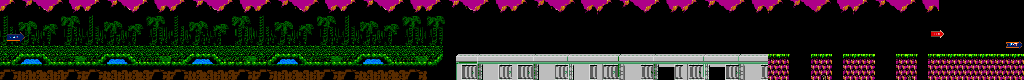 Thumbnail for a map of Stage 3 for the NES game Super Contra 7.