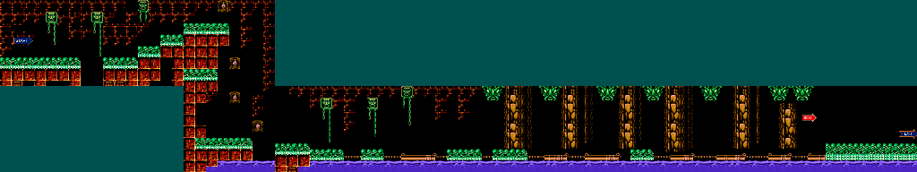 Thumbnail for a map of Stage 5 for the NES game Super Contra 7.