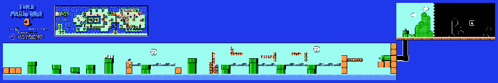 Thumbnail for a map of World 4 4-2 for the NES game Super Mario Bros. 3.