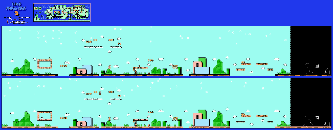 Thumbnail for a map of World 4 4-6 for the NES game Super Mario Bros. 3.