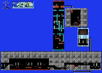 Thumbnail for a map of World 4 4-Fortress 2 for the NES game Super Mario Bros. 3.
