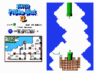 Thumbnail for a map of World 5 5-Pipe for the NES game Super Mario Bros. 3.
