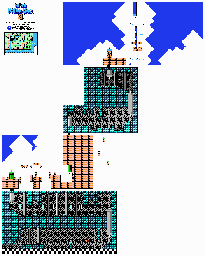 Thumbnail for a map of World 5 5-Tower for the NES game Super Mario Bros. 3.