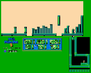 Thumbnail for a map of World 7 7-Piranha Plant 1 for the NES game Super Mario Bros. 3.