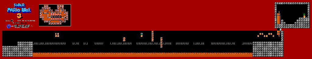 Thumbnail for a map of World 8 8-Hand Trap 3 for the NES game Super Mario Bros. 3.