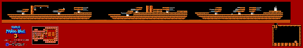 Thumbnail for a map of World 8 8-Navy for the NES game Super Mario Bros. 3.