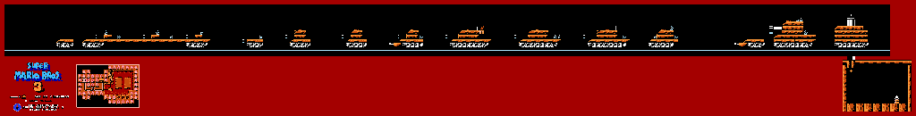 Thumbnail for a map of World 8 8-Tank Brigade 1 for the NES game Super Mario Bros. 3.