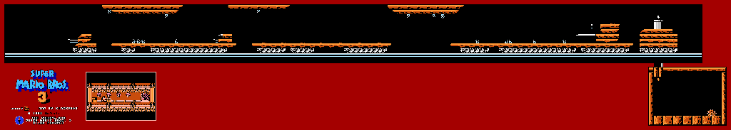 Thumbnail for a map of World 8 8-Tank Brigade 2 for the NES game Super Mario Bros. 3.