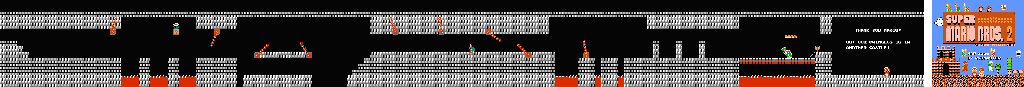 Thumbnail for a map of World 1 1-4 for the NES game Super Mario Bros.: The Lost Levels.