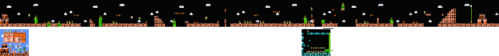 Thumbnail for a map of World 2 2-2 for the NES game Super Mario Bros.: The Lost Levels.