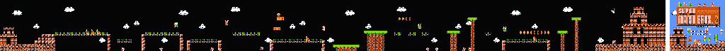 Thumbnail for a map of World 2 2-3 for the NES game Super Mario Bros.: The Lost Levels.