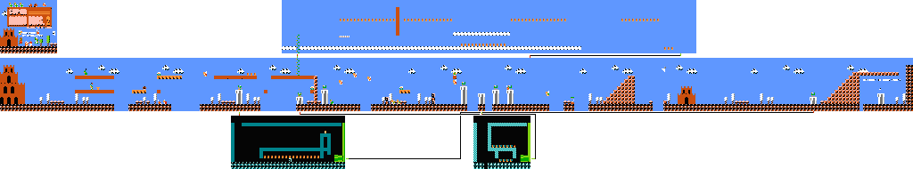 Thumbnail for a map of World 3 3-1 for the NES game Super Mario Bros.: The Lost Levels.