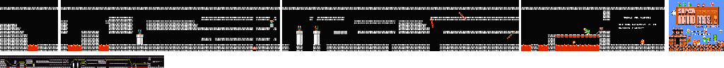 Thumbnail for a map of World 3 3-4 for the NES game Super Mario Bros.: The Lost Levels.
