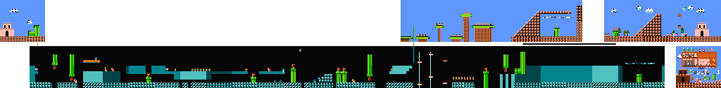 Thumbnail for a map of World 5 5-2 for the NES game Super Mario Bros.: The Lost Levels.