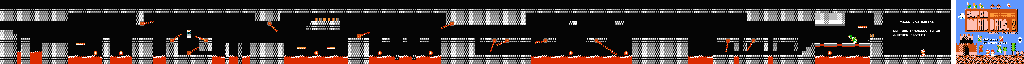 Thumbnail for a map of World 5 5-4 for the NES game Super Mario Bros.: The Lost Levels.