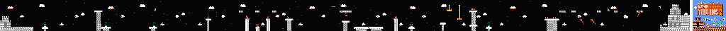 Thumbnail for a map of World 7 7-3 for the NES game Super Mario Bros.: The Lost Levels.