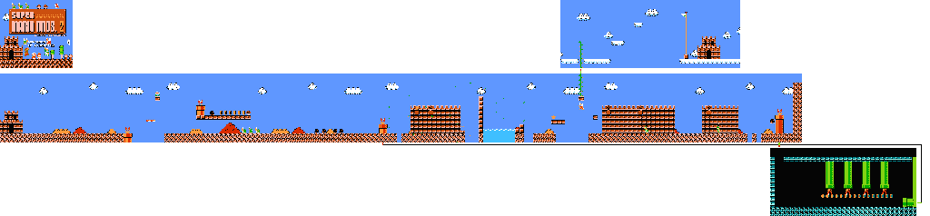 Thumbnail for a map of World 8 8-2 for the NES game Super Mario Bros.: The Lost Levels.