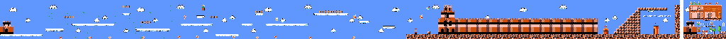 Thumbnail for a map of World A A-3 for the NES game Super Mario Bros.: The Lost Levels.