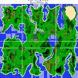 Thumbnail for a map of Alintania (Spoiler-Free) for the NES game Sword Of Kalin.