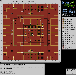 Thumbnail for a map of Level 13 - Secret for the NES game Swords And Serpents.