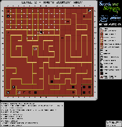 Thumbnail for a map of Level 2 - Who's Zoomin' Who for the NES game Swords And Serpents.