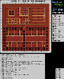 Thumbnail for a map of Level 9 - End Of The Beginning for the NES game Swords And Serpents.