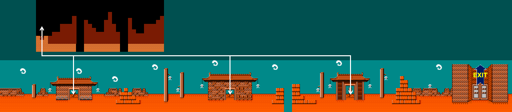 Thumbnail for a map of Stage 2 for the NES game Takahashi Meijin no Bug-tte Honey.