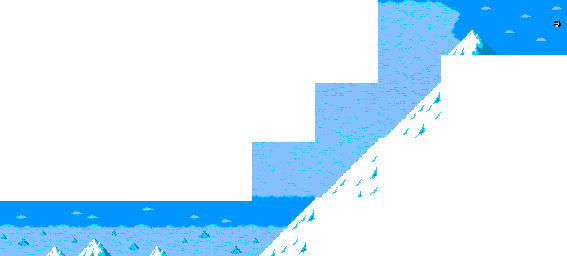 Thumbnail for a map of Stage 8: Snowy Alps for the NES game TaleSpin.