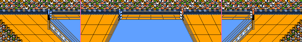 Thumbnail for a map of Wrestling Ring for the NES game Tecmo World Wrestling.