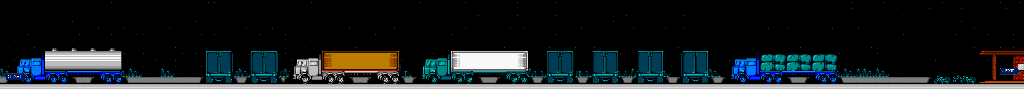 Thumbnail for a map of Truck Stop (1) for the NES game Terminator 2: Judgment Day.