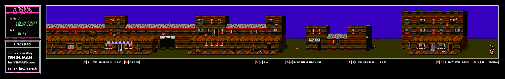 Thumbnail for a map of Stage 3 for the NES game Time Lord.