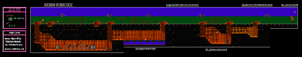 Thumbnail for a map of Stage 5 for the NES game Time Lord.