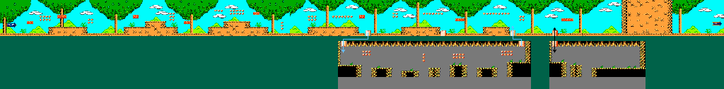 Thumbnail for a map of Level 1 for the NES game Tiny Toon Adventures 6.