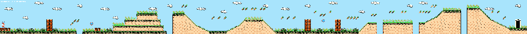 Thumbnail for a map of Stage 1 Area 1 for the NES game Tiny Toon Adventures.