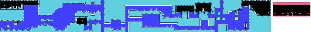 Thumbnail for a map of Stage 2 Area 2 for the NES game Tiny Toon Adventures.
