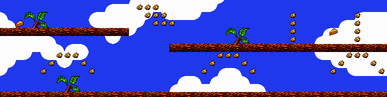 Thumbnail for a map of World 2 Stage 2: Collect The Cheese! for the NES game Tom & Jerry (And Tuffy).