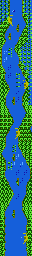 Thumbnail for a map of Class 1 Jurassic for the NES game Toobin'.