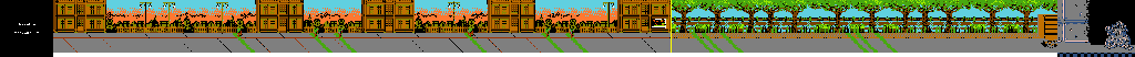 Thumbnail for a map of Level 1: Tromaville for the NES game Toxic Crusaders.