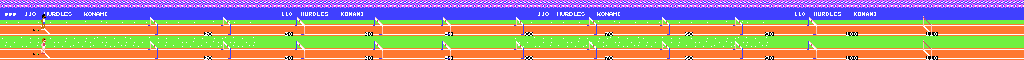 Thumbnail for a map of 110-Meter Hurdles for the NES game Track & Field.