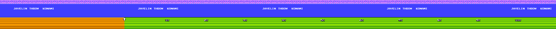 Thumbnail for a map of Javelin Throw for the NES game Track & Field.