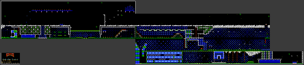 Thumbnail for a map of World 2: Moon for the NES game Treasure Master.