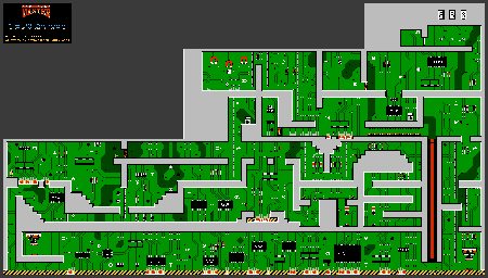 Thumbnail for a map of World 5: Microchip for the NES game Treasure Master.