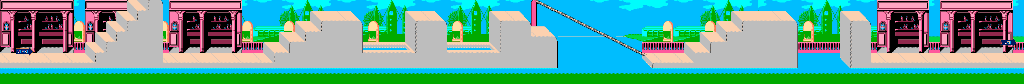 Thumbnail for a map of Stage 3 for the NES game The Trolls In Crazyland.