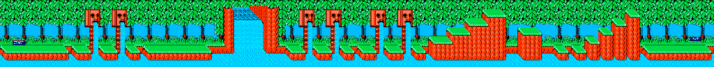 Thumbnail for a map of Stage 5 for the NES game The Trolls In Crazyland.