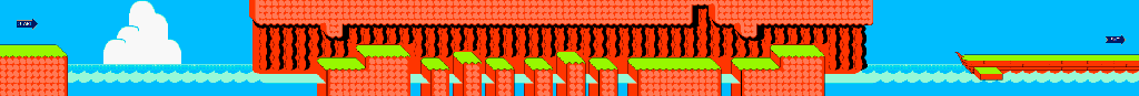Thumbnail for a map of Stage 6 for the NES game The Trolls In Crazyland.