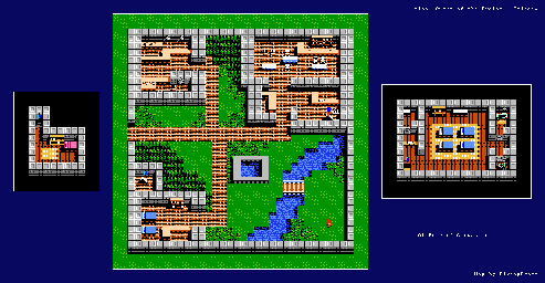 Thumbnail for a map of Britain for the NES game Ultima: Quest Of The Avatar.