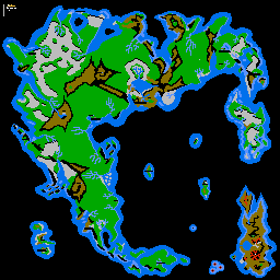 Thumbnail for a map of Britannia for the NES game Ultima: Quest Of The Avatar.