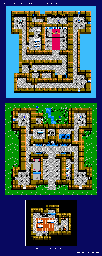 Thumbnail for a map of Castle Britannia for the NES game Ultima: Quest Of The Avatar.